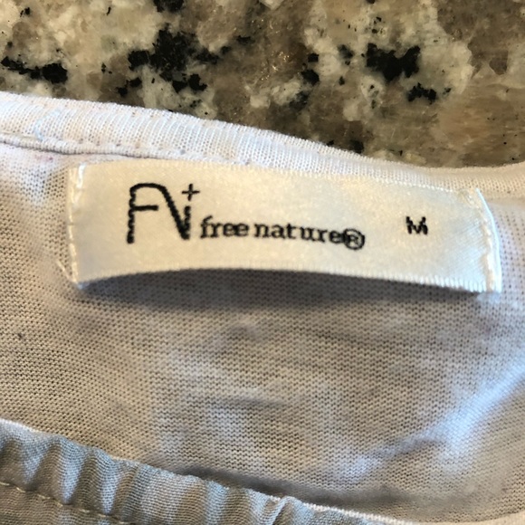 Free Nature Womens Shirt Size M Multi Colored - Picture 7 of 8